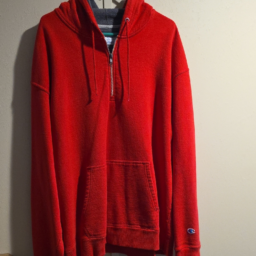 Champion Red Men's Hoodie